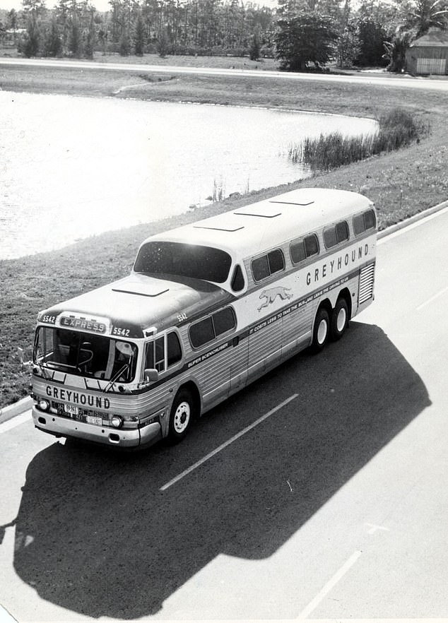 The iconic streamlined style was repeated on the buses and terminals that sprung up in city centers