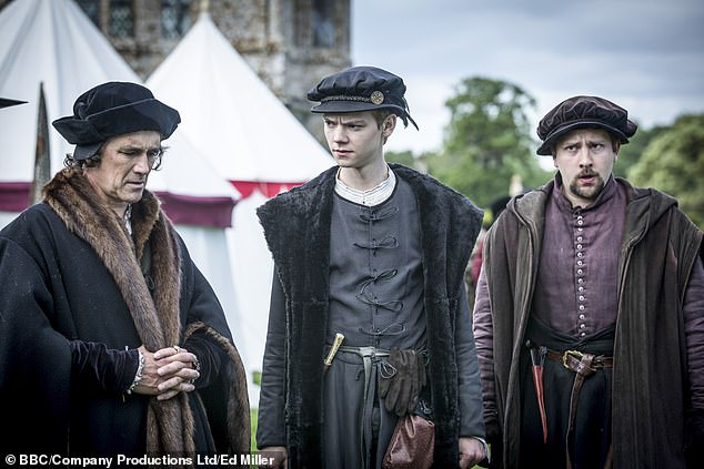 Based on the final novel in Hilary Mantel's multi-award-winning trilogy, the historical drama has now begun filming (LR Mark Rylance, Thomas Brodie Sangster and Joss Porter)