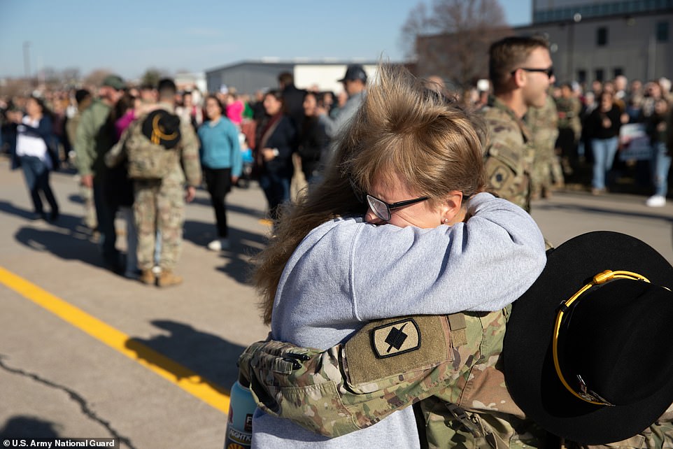 Mothers and daughters were also reunited