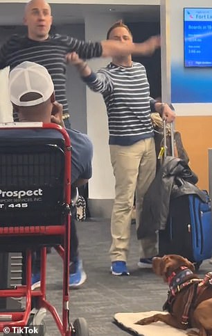 A gay couple on their way home in Florida had an epic meltdown at the airport