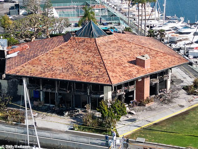 Horrifying photos show LAs iconic California Yacht Club in Marina