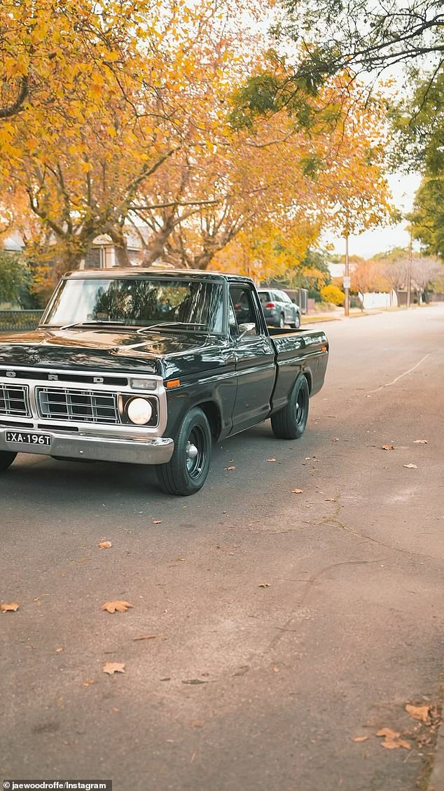 Jae also has a restored 1973 Ford F-100 of unknown value