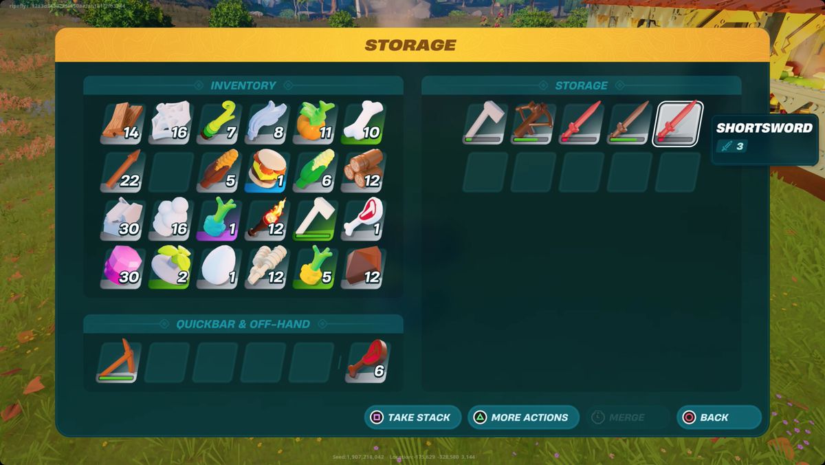 Lego Fortnite places damaged items in a small chest