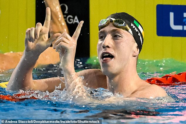 Daniel Wiffen has broken Grant Hackett's world record in the 800 meter freestyle