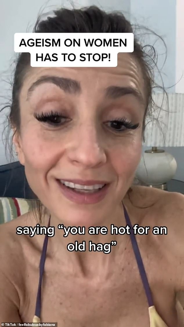 Fashion influencer Fabiana Mesquita Peterson revealed that she receives countless messages from men calling her an old hag