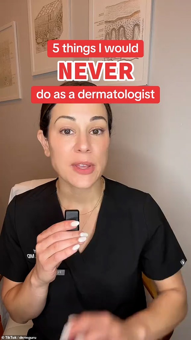 Dr.  Lindsey Zubritsky posted on TikTok under the handle @dermguru and revealed their hacks to prevent skin problems and keep their faces radiantly fresh