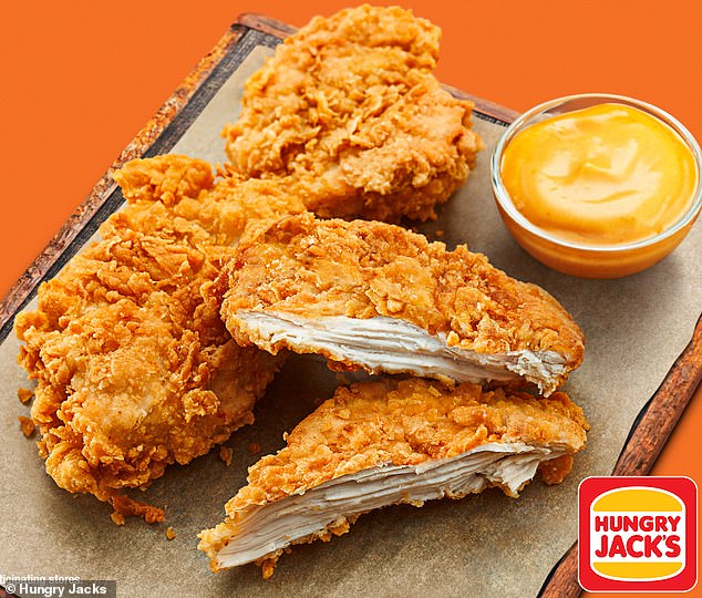 Russ did not rate Hungry Jack's Jack's Fried Chicken Boneless Pieces and compared it to 