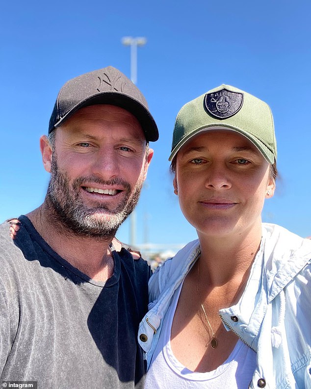 Walker (pictured with his wife Courtney) has gone from being a problem drinker to a workday going from pub to pub without touching a drop