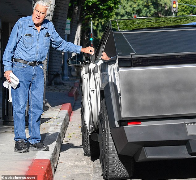 Jay Leno, who has long been known for his love of cars and his extensive car collection, was in Los Angeles on Wednesday