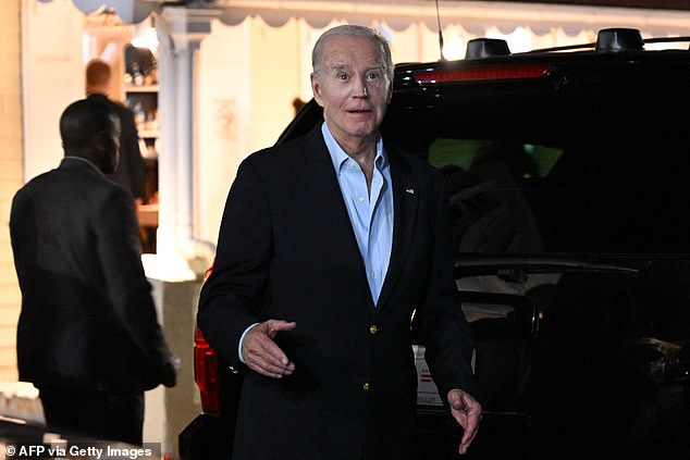 President Joe Biden said while vacationing on St. Croix that his New Year's resolution is 