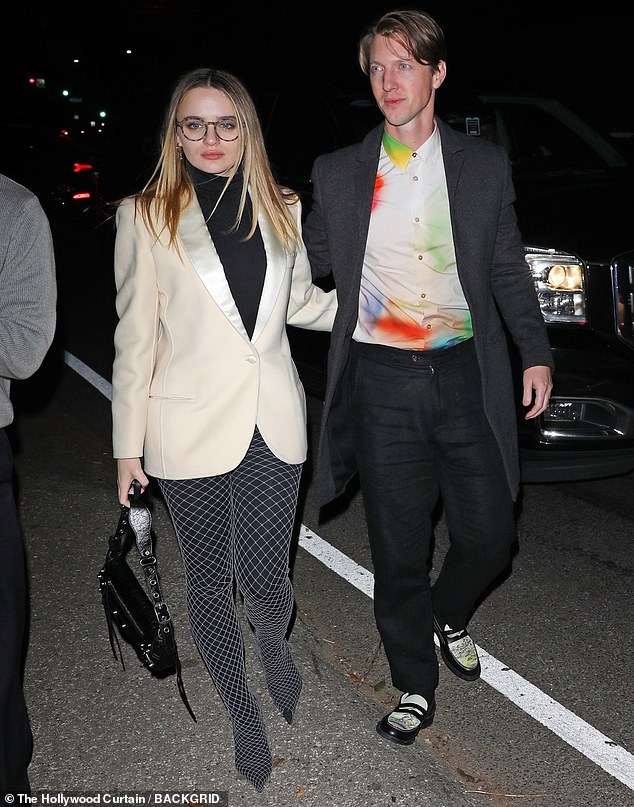 Joey King and her husband Steven Piet left Vas Morgan's birthday party in West Hollywood on Saturday evening