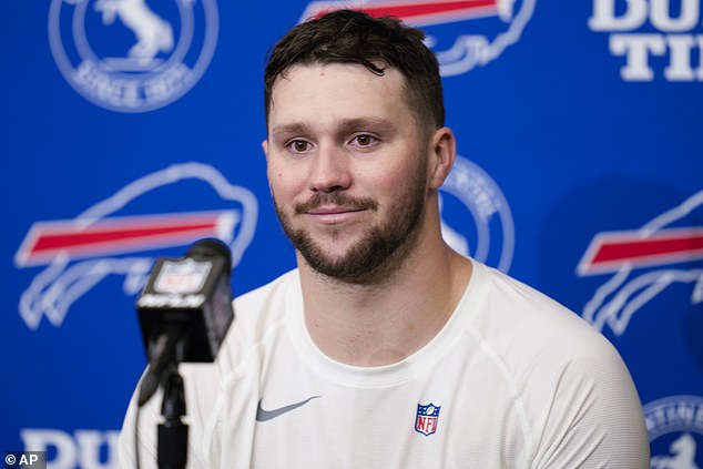 Bills QB Josh Allen set an NFL record when he led Buffalo to a 24-22 win over the LA Chargers