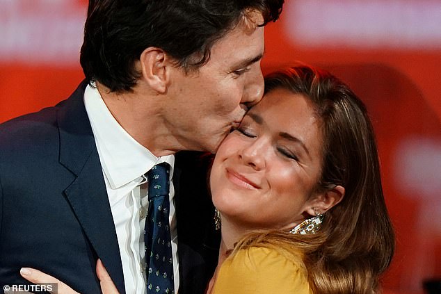 Justin Trudeau, 51, and his 18-year-old wife Sophie Grégoire Trudeau (pictured), 48, confirmed their separation via statements on Instagram on August 2, 2023.