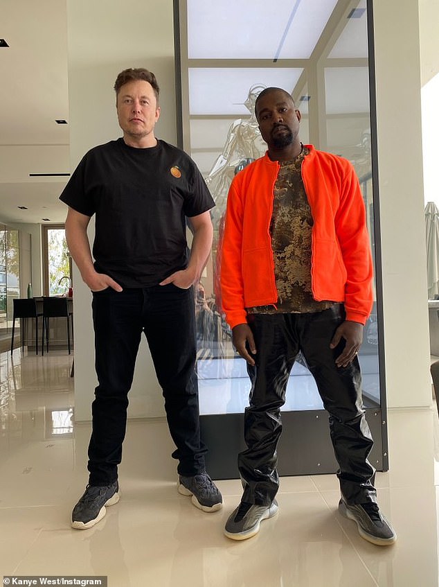 Kanye West has returned to Elon Musk's