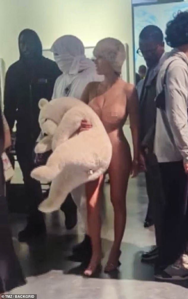 Kanye West's Wife Bianca Censori Nearly Bared It All While Visiting Art Basel in Miami This Weekend