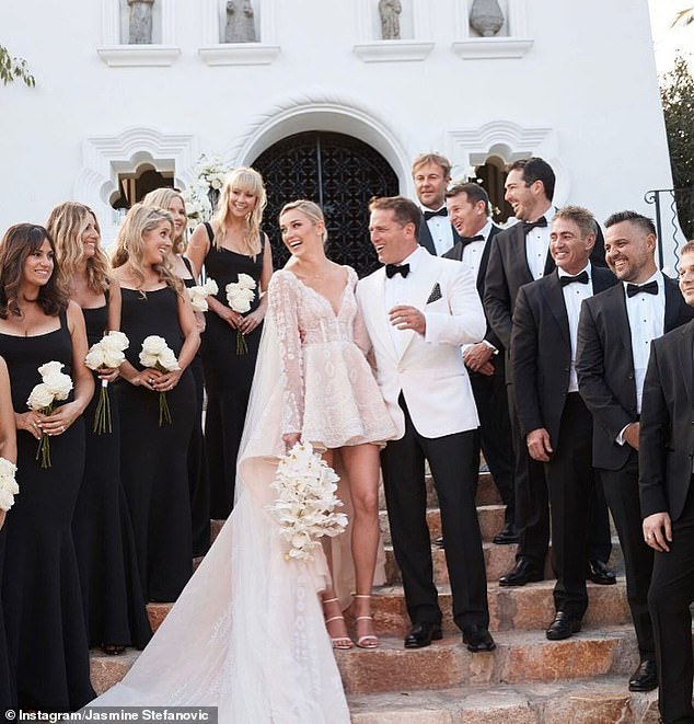 They married in December 2018 at the five-star resort One&Only Palmilla, surrounded by 200 of their closest friends and family