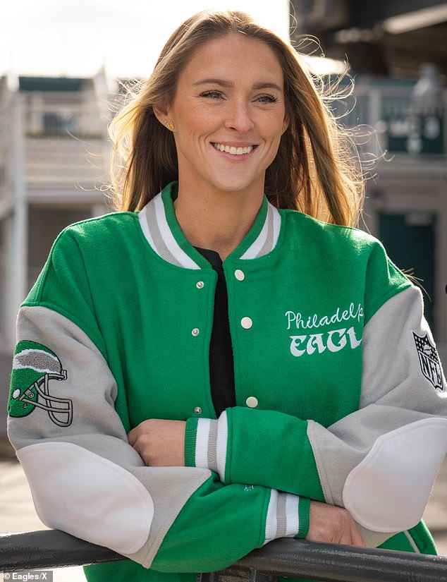 The iconic '90s Eagles Letterman jacket is back