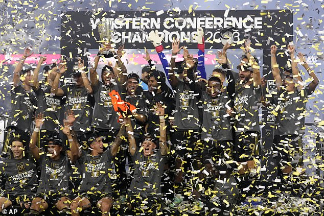 LAFC defeated the Houston Dynamo 2-0 to win a second consecutive Western Conference title