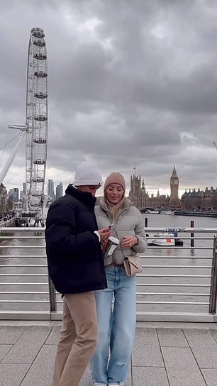 Andrea Sesma announced her relationship with Getafe star Luis Milla with a romcom-style Instagram reel