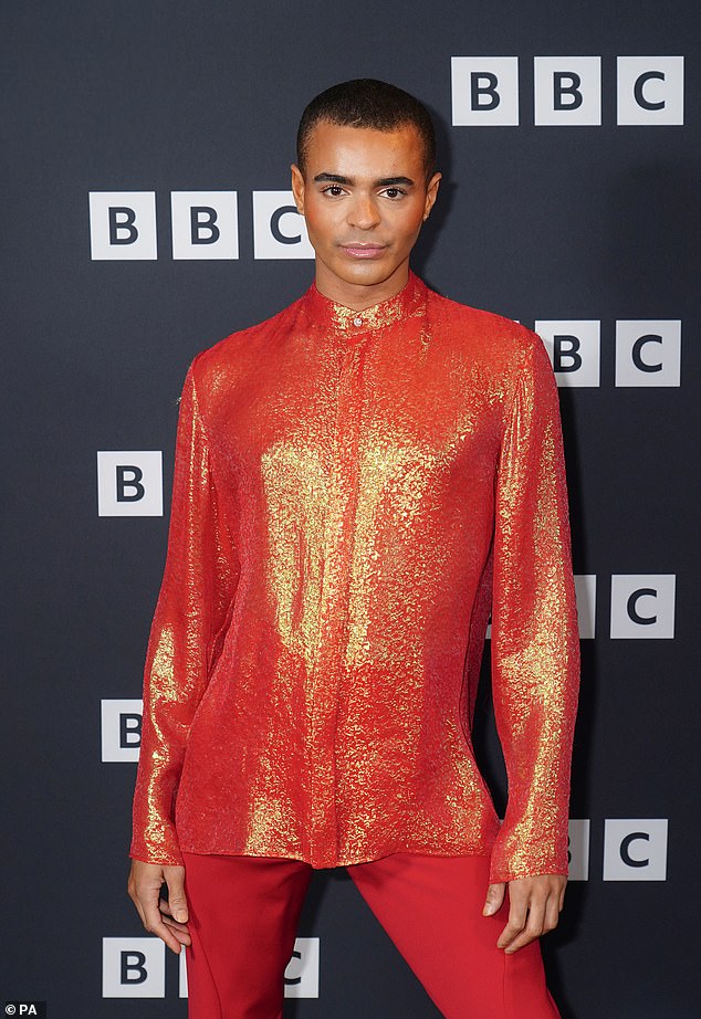 Layton Williams looked typically stylish as he led the stars at the Bad Education screening at Curzon Victoria on Wednesday