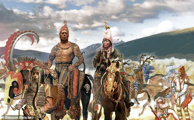 The Scythians, or Saka, were Iranian nomads who roamed large parts of the Eurasian steppe from the ninth century BC to the fourth century AD.