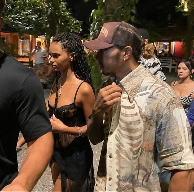 Lewis Hamilton was spotted leaving a party with Kanye West's model ex-girlfriend Juliana Nalu in Brazil on Saturday - sparking speculation they were dating