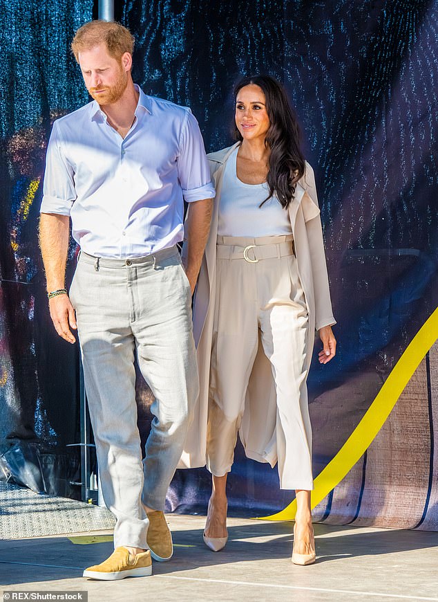 Harry and Meghan went on a family vacation to Costa Rica.  In the photo: the pair during the 2023 Invictus Games