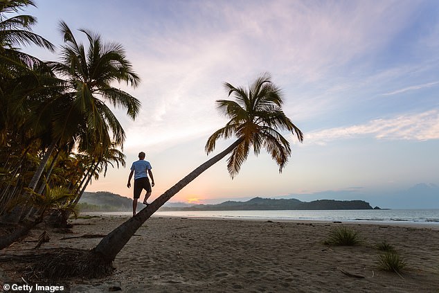 The couple reportedly spent time in scenic Playa Carrillo (stock photo)