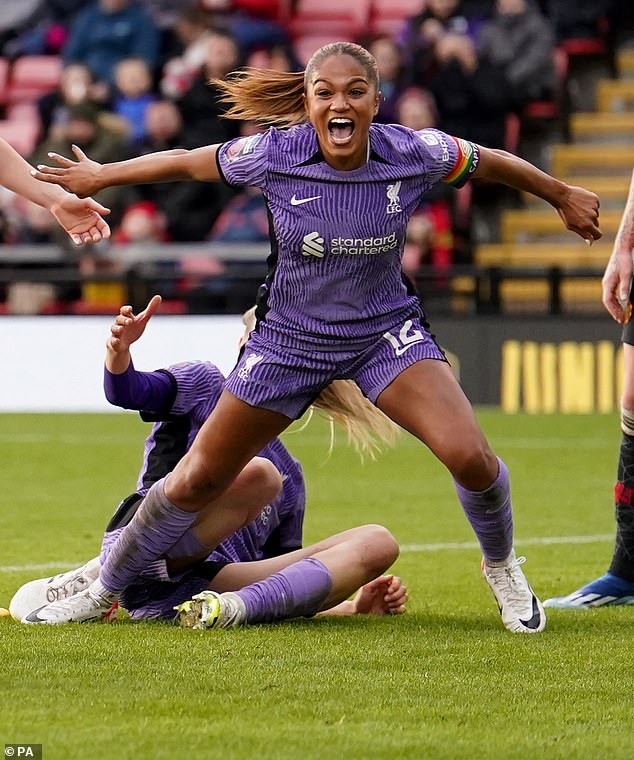 Liverpool defender Taylor Hinds scored the winner in the 68th minute on Sunday