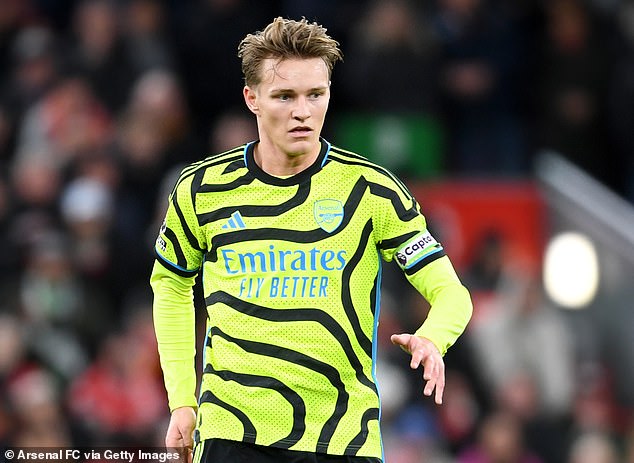 Martin Odegaard was convicted for not handling the ball in the Liverpool box at Anfield