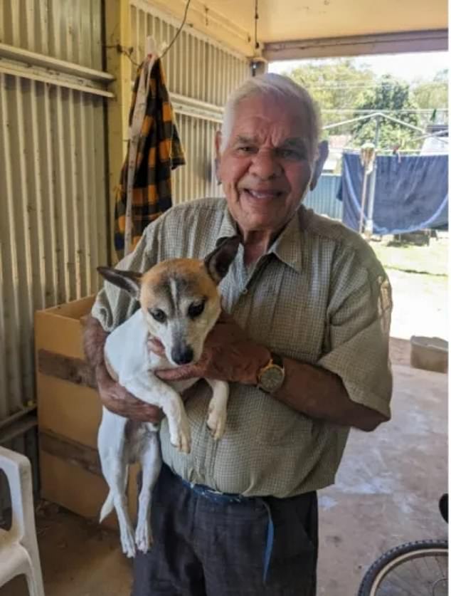 Kevin, 86, was reunited with his Jack Russel Duke, 5, more than a week after the dog somehow traveled 517km from Narrabri to Sydney's northern beaches