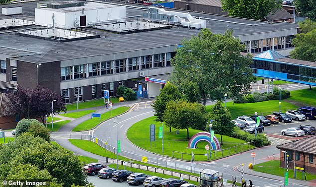 The Countess of Chester Hospital, where Lucy Letby worked in the neonatal unit and killed seven babies.  She tried to kill six more