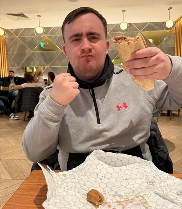 Luke Littler kept his promise by celebrating his famous darts win with a kebab