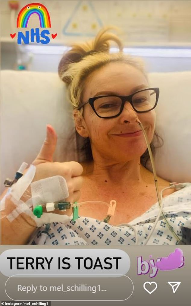 Married At First Sight expert Mel Schilling, 51, has given fans an important update in her battle against bowel cancer.  Pictured