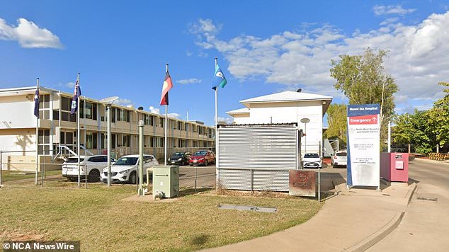 Police allege the child, who was just 18 months old, was presented to Mount Isa Hospital with head injuries on January 30 (pictured)