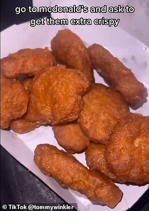 A man has shared a simple McDonald's hack to ensure your next order of McNuggets is extra crispy