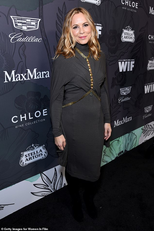 Maria Bello revealed that she has tried a number of methods to combat menopause, including Ozempic and Botox;  pictured 2019