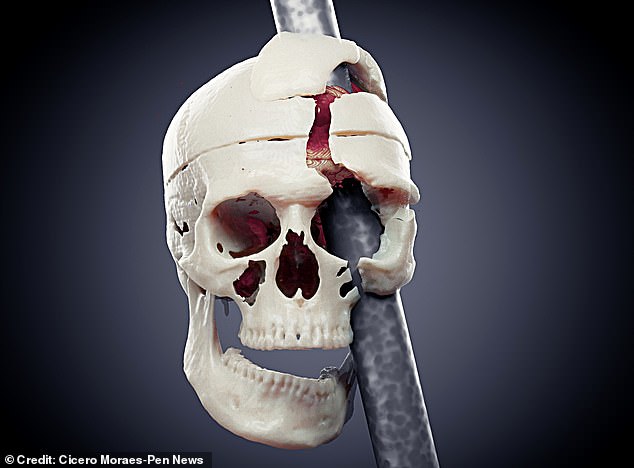 Scientists can recreate a person's face from the skull by determining the likely depth of skin on different parts of the head, using data donated by living people