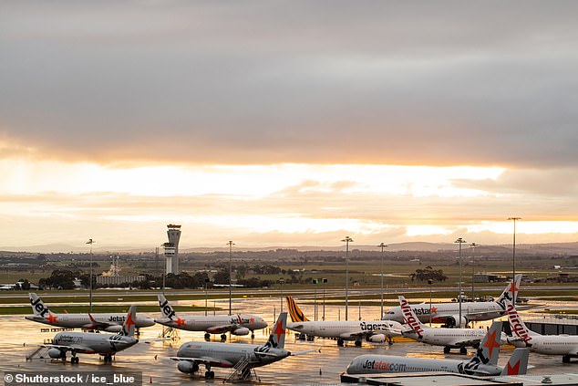 Dozens of flights have been canceled or delayed at a major airport due to foggy conditions