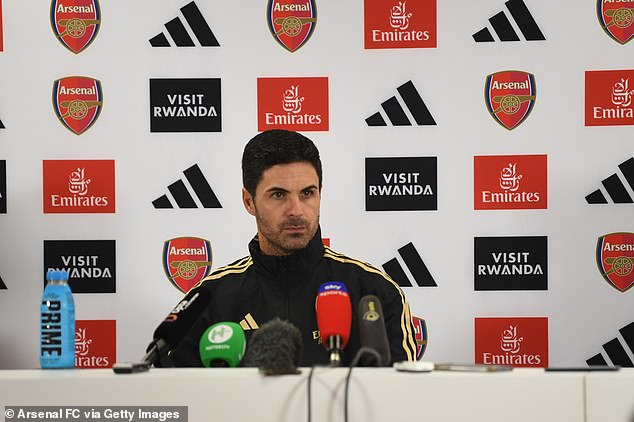 Mikel Arteta expressed his support for David Raya during his press conference ahead of Aston Villa on Friday