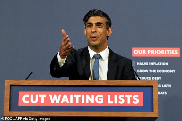 Rishi Sunak has promised to cut NHS waiting lists, but millions of Britons are left waiting for months to see their GP