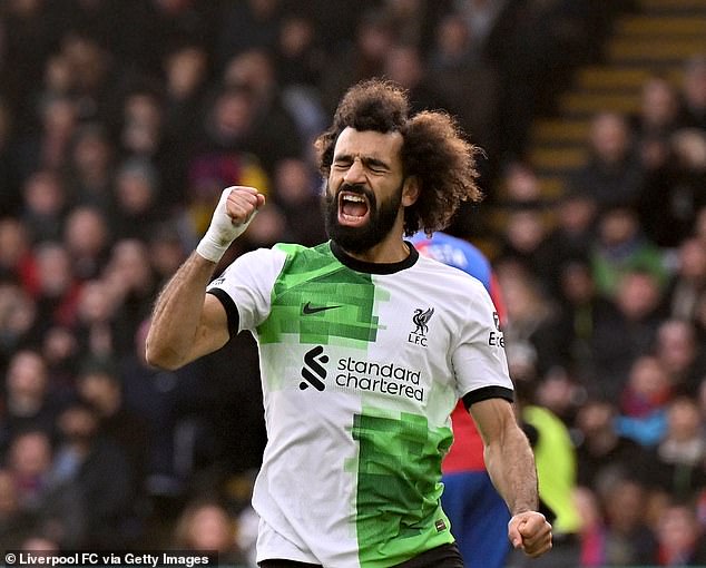 Liverpool striker Mohamed Salah finally scored his 200th goal for the club against Crystal Palace