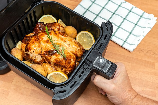 Size matters: Air fryers can handle a roast chicken, but turkeys are too big for the gadgets