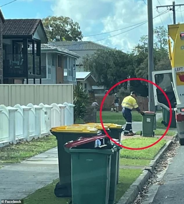 A 'legendary' council worker has been praised for taking the extra time to collect bins that locals had not put out for collection