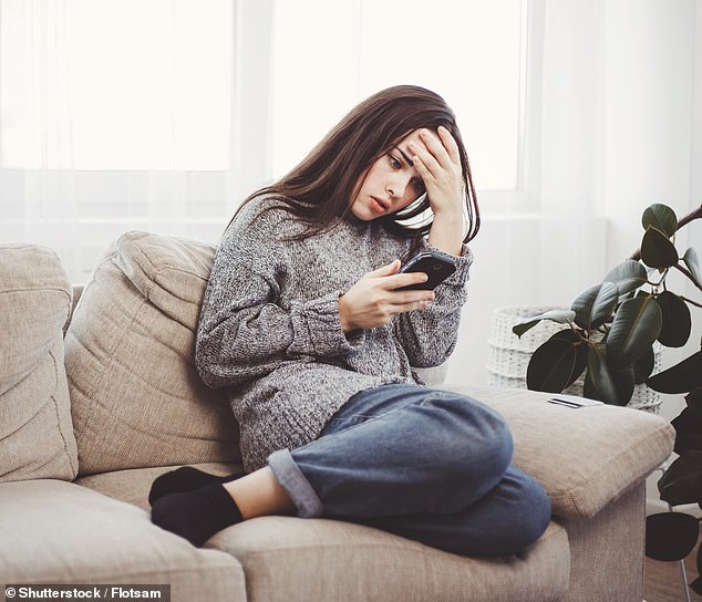 The woman said her ex has been messaging her on every possible platform since they broke up at the age of 20.  Many online were convinced the tests were from the ex and not his wife (stock image)