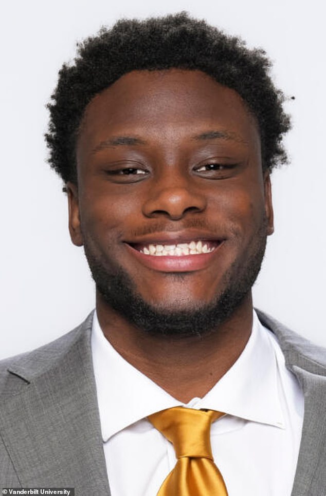 Vanderbilt cornerback BJ Anderson was arrested after biting a security guard during an altercation