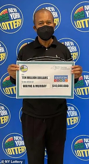 Wayne Murray won $10 million playing the New York Lottery scratch card game X Series: 200X