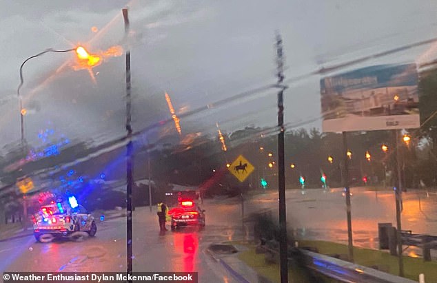 Parts of south-east Queensland are on flood alert as they brace for a forecast of up to 200mm of rain expected to drench the area on New Year's Day.  Heavy rain is depicted