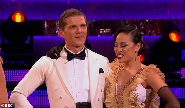 Nigel Harman returns for the live final of Strictly Come Dancing after leaving the show 'due to medical reasons' just hours before Saturday's show