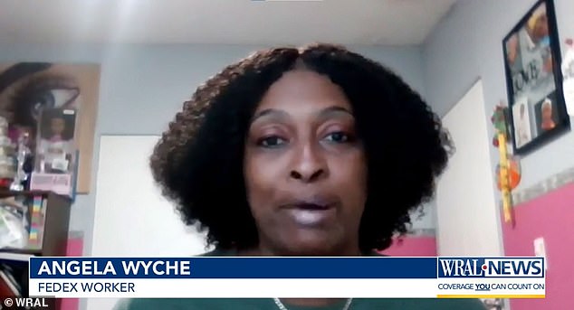 Angela Wyche, a FedEx delivery driver in North Carolina, was making her rounds when she stopped at a home in Carthage and was attacked by two German Shepherds